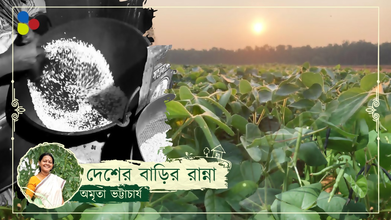 চড়া রোদ্দুরে ছাতা মাথায় ফসল তোলার মরশুম আর বিকেলের মুড়ি-মিঠাই