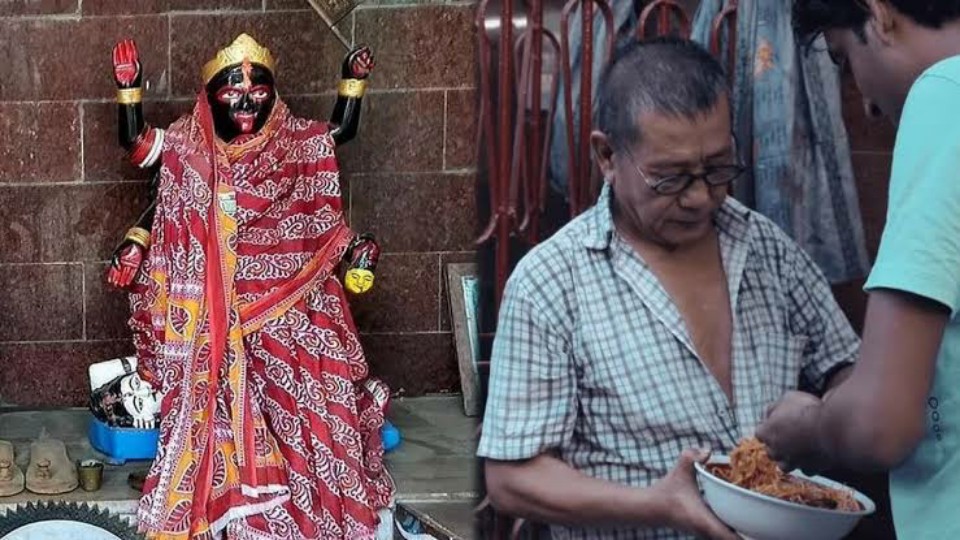 হাত পাতলেই মেলে ‘চাউমিন’ প্রসাদ, যেভাবে কলকাতার কালী মন্দিরের সঙ্গে জড়িয়ে পড়লেন চিনারা