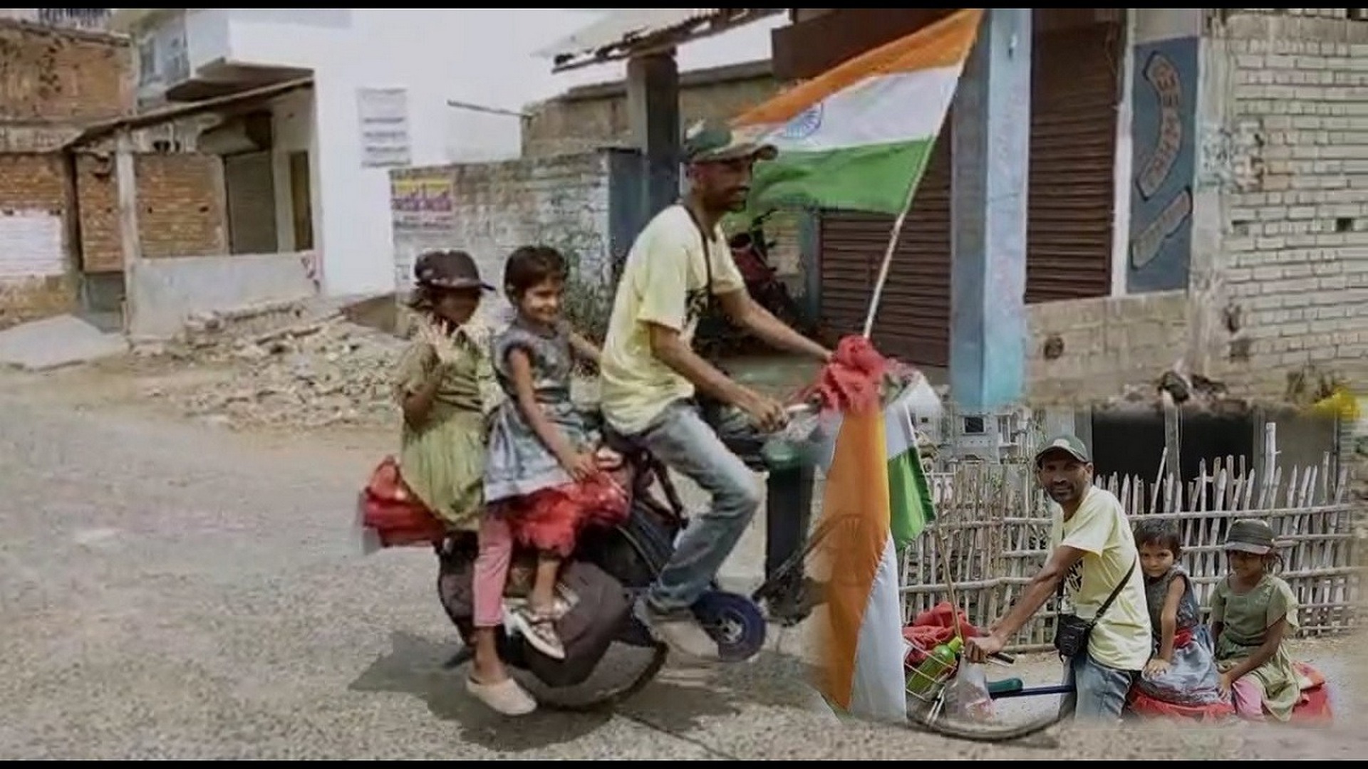 দুই শিশুকে চাপিয়ে সাইকেলে ১১,০০০ কিলোমিটার ঘুরছেন বাবা, যে ঘটনা অবাক করছে দেশকে