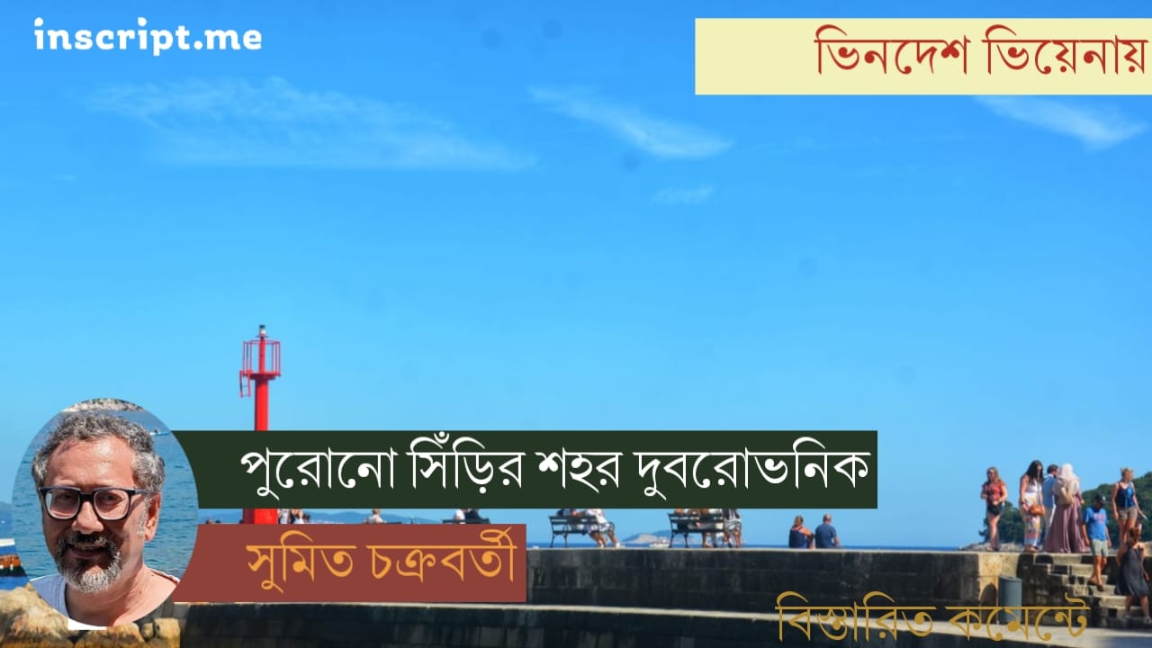 ভিড় রাস্তা, পুরনো সিঁড়ি ও নীল সমুদ্রের শহর দুবরোভনিক