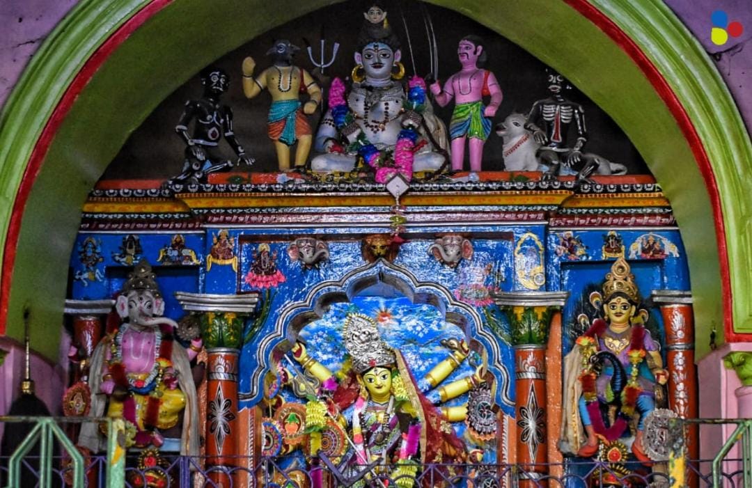 বিষ্ণুপুরে পটচিত্রে মহামারী দেবীর পুজো, সেই প্রথাই আজও চলেছে
